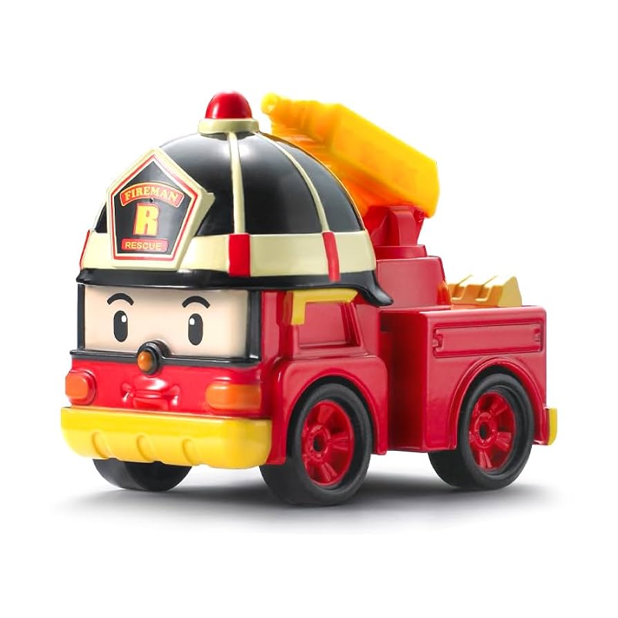 正規品　ロボカーポリー 緊急車両 消防車　ロイ　ミニカー Amazon.co.jp: ロボカーポリー(RobocarPoli) ダイキャスト